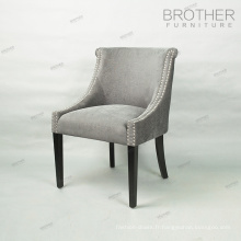 Chaise de restaurant de cuisine de tissu de bois de chaise de café de meubles de beauté